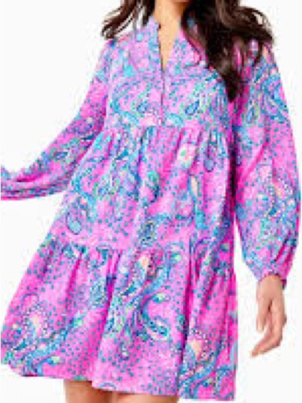 NEW Lilly Pulitzer Dress Winona
Stretch Strut Your Stuff Plumeria
Pink Med